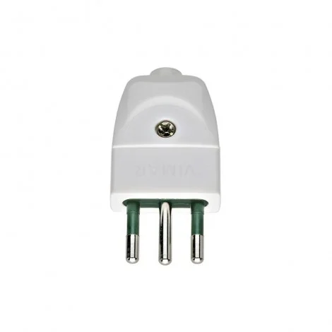 Sicury Plug 2P+E 10 A 250 V Italian Standard S11 White