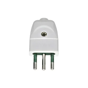 Sicury Plug 2P+E 10 A 250 V Italian Standard S11 White