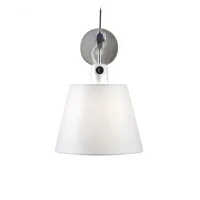 Artemide Tolomeo Parete Wall Adjustable Diffuser 18 in Silk