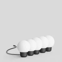 BEGA Plug&Play Globi x5 con Picchetto Lampade LED Sferiche da Giardino BEGA - 2