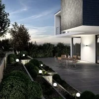 BEGA Plug&Play Globi x5 con Picchetto Lampade LED Sferiche da Giardino BEGA - 7