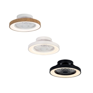 Mantra Tibet Mini Ventilatore Plafoniera a LED con Controllo Remoto