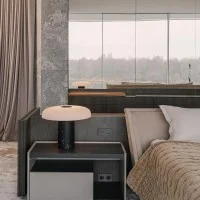 Fontana Arte Tropico Large Dimmable LED Table Lamp in Marble By Buratti