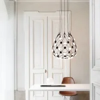 Luceplan Mesh D80 Wireless Lampada LED da Sospensione Gestito da App