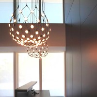 Luceplan Mesh D80 Wireless Lampada LED da Sospensione Gestito da App