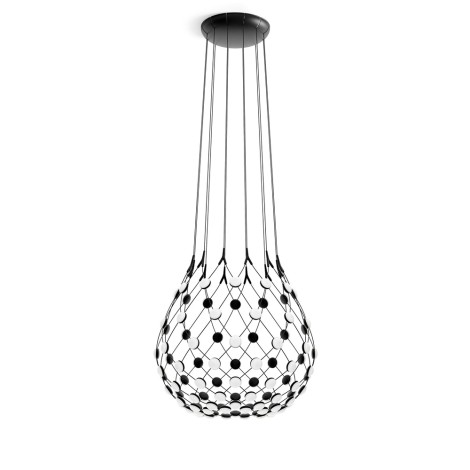Luceplan Mesh D80 Wireless Lampada LED da Sospensione Gestito da App