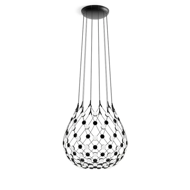 Luceplan Mesh D80 Wireless Lampada LED da Sospensione Gestito da App