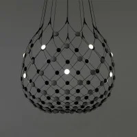 Luceplan Mesh D80 Wireless Lampada LED da Sospensione Gestito da App