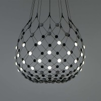 Luceplan Mesh D80 Wireless Lampada LED da Sospensione Gestito da App