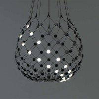 Luceplan Mesh D80 Wireless Lampada LED da Sospensione Gestito da App