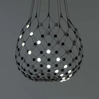 Luceplan Mesh D80 Wireless Lampada LED da Sospensione Gestito da App
