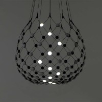 Luceplan Mesh D80 Wireless Lampada LED da Sospensione Gestito da App