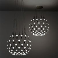 Luceplan Mesh D80 Wireless Lampada LED da Sospensione Gestito da App