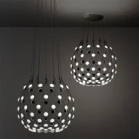 Luceplan Mesh D80 Wireless Lampada LED da Sospensione Gestito da App