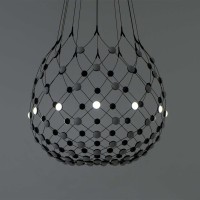 Luceplan Mesh D100 Wireless Lampada LED da Sospensione Gestito da App