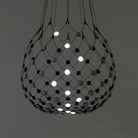 Luceplan Mesh D100 Wireless LED Suspension Lamp Managed by App
