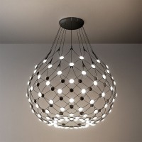 Luceplan Mesh D100 Wireless Lampada LED da Sospensione Gestito da App