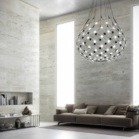 Luceplan Mesh D100 Wireless Lampada LED da Sospensione Gestito da App