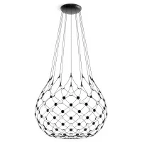Luceplan Mesh D100 Wireless LED Suspension Lamp Managed by App