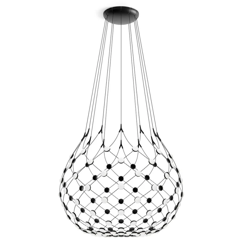 Luceplan Mesh D100 Wireless LED Suspension Lamp Managed by App