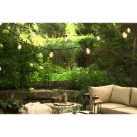 String Lights 10 E27 Lampholders 10 mt Extendable Outdoor