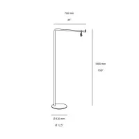Wever & Ducrè Pole Accessory for Costa Battery Lamps