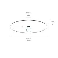 Wever & Ducrè Mirro 3.0 Reflective Ceiling/Wall Lamp with Disc shape