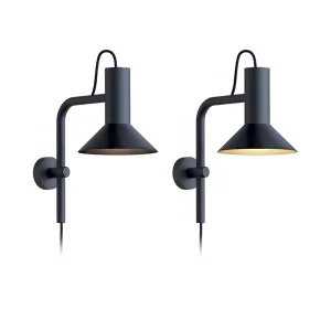 Wever & Ducrè Roomor 3.1 Wall Lamp with Visible Cable for Indoor