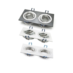 MOLVENO LIGHTING Babel Doppio Faretto Incasso Orientabile Per MR16
