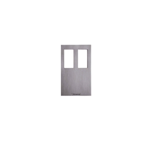 Eclettis Smoothline Plate 2 x 1 Gang