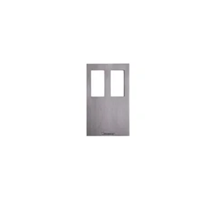 Eclettis Smoothline Plate 2 x 1 Gang