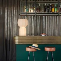 Slide Design Pupa LED Lighting Element for Indoors By Bozzoli