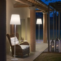Slide Design Ali Baba Steel High LED Floor Lamp for Outdoor