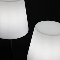 Slide Design Ali Baba Steel Lampada Alta a LED da Terra per Esterno