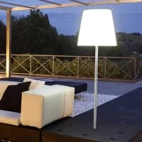 Slide Design Fiaccola Ali Baba Floor Lamp with Spike for Outdoor