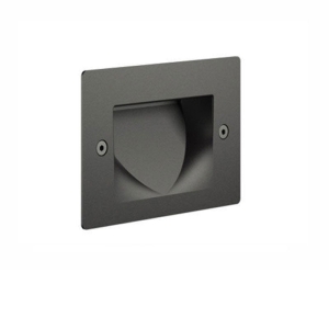 Cariboni FIN XS LED 4W 300lm 4000K Segnapasso Faretto Incasso Esterno Nero