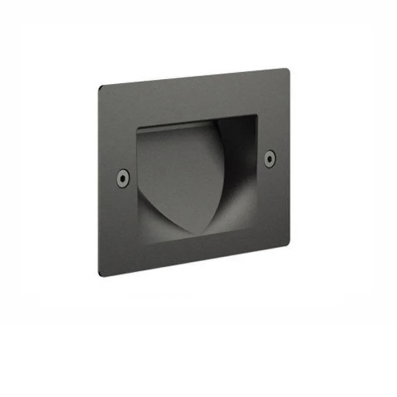 Cariboni FIN XS LED 4W 300lm 4000K Segnapasso Faretto Incasso Esterno Nero