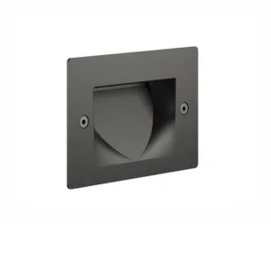 Cariboni FIN XS LED 4W 300lm 3000K Segnapasso Faretto Incasso Esterno Nero