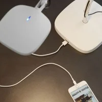 Fontana Arte Volée Piccola Lampada LED con Sensore Da Tavolo