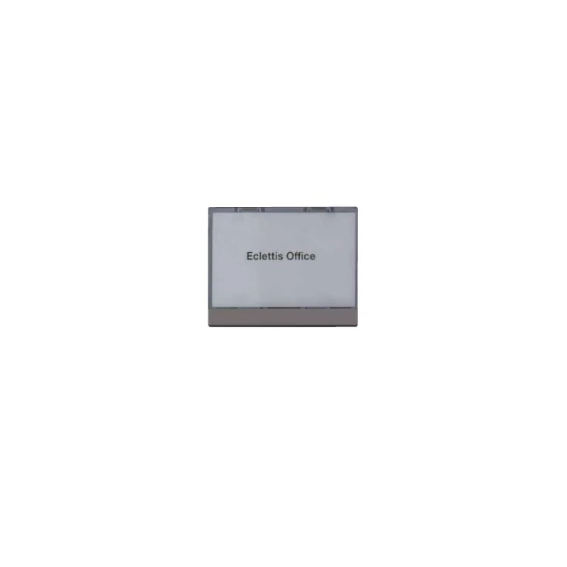 Eclettis Smoothline Pulsante con Portanome Retroilluminabile Eclettis Smoothline Pulsante con Portanome Retroilluminabile