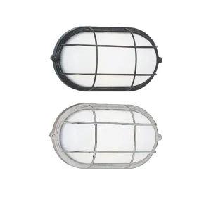 Boluce IRON Applique Lampada da Parete o Soffitto Interno o Esterno con griglia