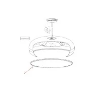 Flos Accessorio di Ricambio Diffusore per Lampade Smithfield