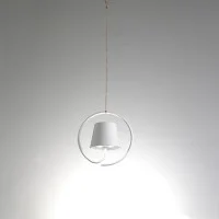 Ai Lati POLDINA White Pendant Hanging Lamp LED Rechargeable IP54