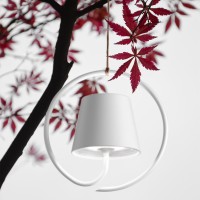 Ai Lati POLDINA White Pendant Hanging Lamp LED Rechargeable IP54