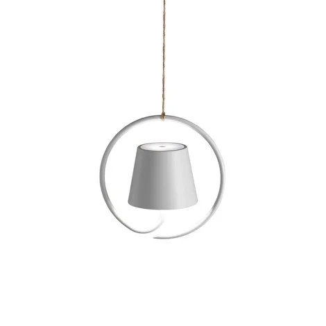 Ai Lati POLDINA White Pendant Hanging Lamp LED Rechargeable IP54