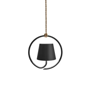Ai Lati POLDINA Dark Grey Pendant Hanging Lamp LED Rechargeable IP54
