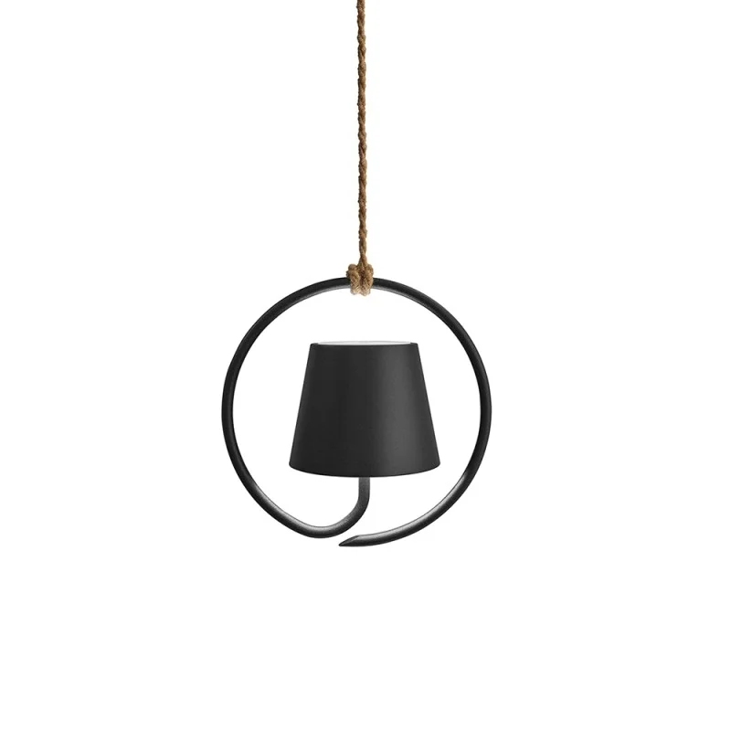Ai Lati POLDINA Dark Grey Pendant Hanging Lamp LED Rechargeable IP54