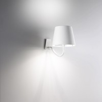 Ai Lati POLDINA White Applique Wall Lamp LED Rechargeable IP54