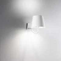 Ai Lati POLDINA White Applique Wall Lamp LED Rechargeable IP54