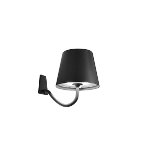Ai Lati POLDINA Grigio Scuro Lampada da Parete Applique LED Ricaricabile IP54